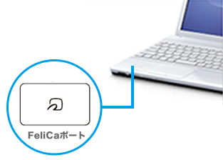 FeliCa|[g(2.0ȍ~)܂NFC|[gڃp\R